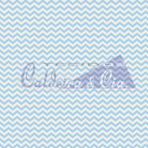 Mini Chevron cor - 13 (Azul Piscina)